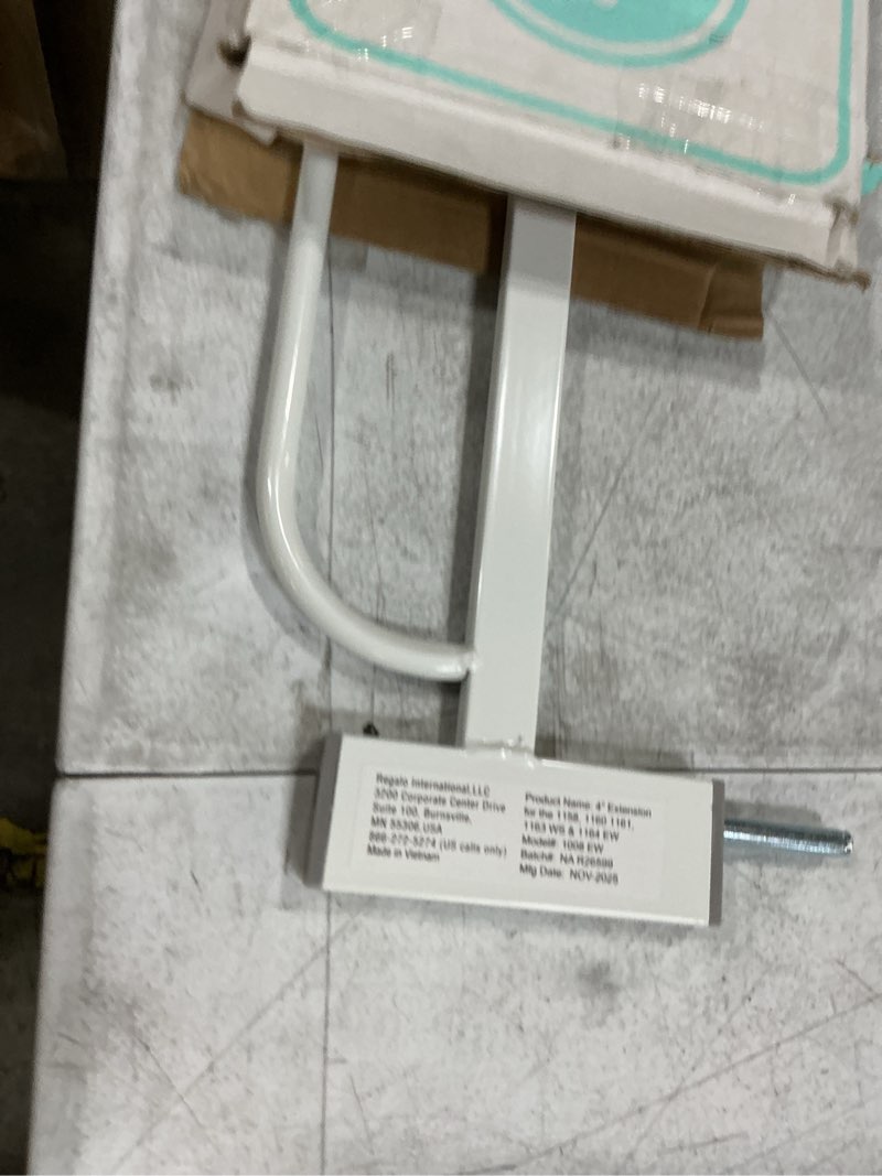 Condition photo showing Good Condition for regalo extension for safety gate,white,4 inch wide 4"