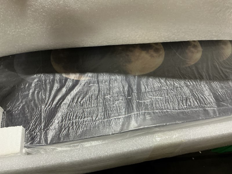 Condition photo showing Good Condition for biometric hidden gun safe fits 2 pistols,quick access hidden gun storage with movable bracket and magazine,wall gun safe for secure firearm storage with fingerprint, key access(moon,18.8inch)