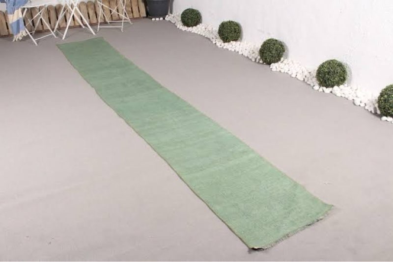 Selena Power Loomed Indoor Runner Rug - Green - 2'-2\\\"