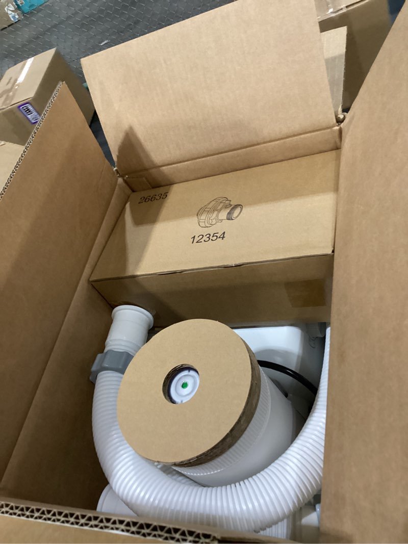 Condition photo showing Good Condition for INTEX 26635EG C1500 Cartridge Filter Pump for Above Ground Pools: 1500 GPH Pump Flow Rate – Improved Circulation and Filtration – Easy Installation – Improved Water Clarity – Easy-to-Clean