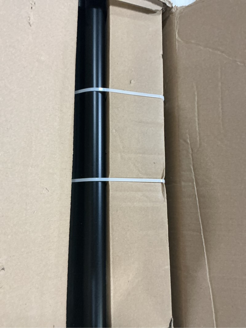 Condition photo showing New/Like New for black curtain rods for windows 48 to 84 inch, vintage decorative curtain rod with gold bird finials, 1'' adjustable heavy duty drapery rod set for bedroom living room kitchen,36-88'' 36''-88''(1 pack) black