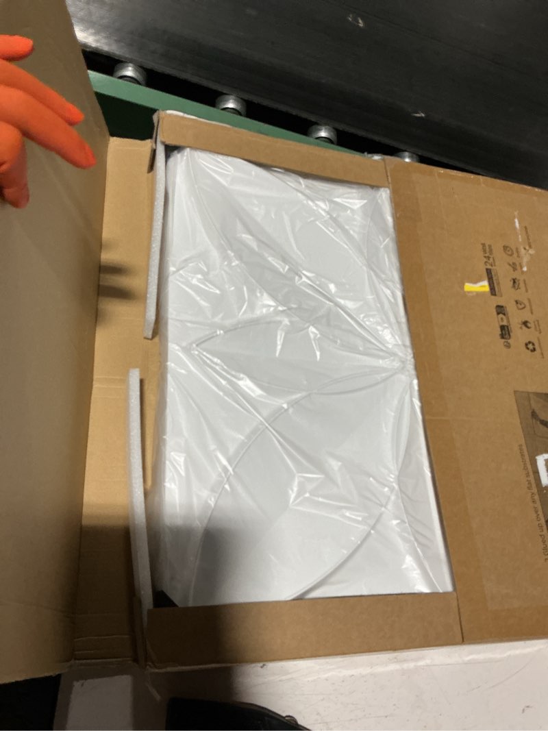 Condition photo showing Good Condition for wowstar 24-pack 24"x24" drop ceiling tiles, waterproof glue up ceiling decor, white white - 24 pcs