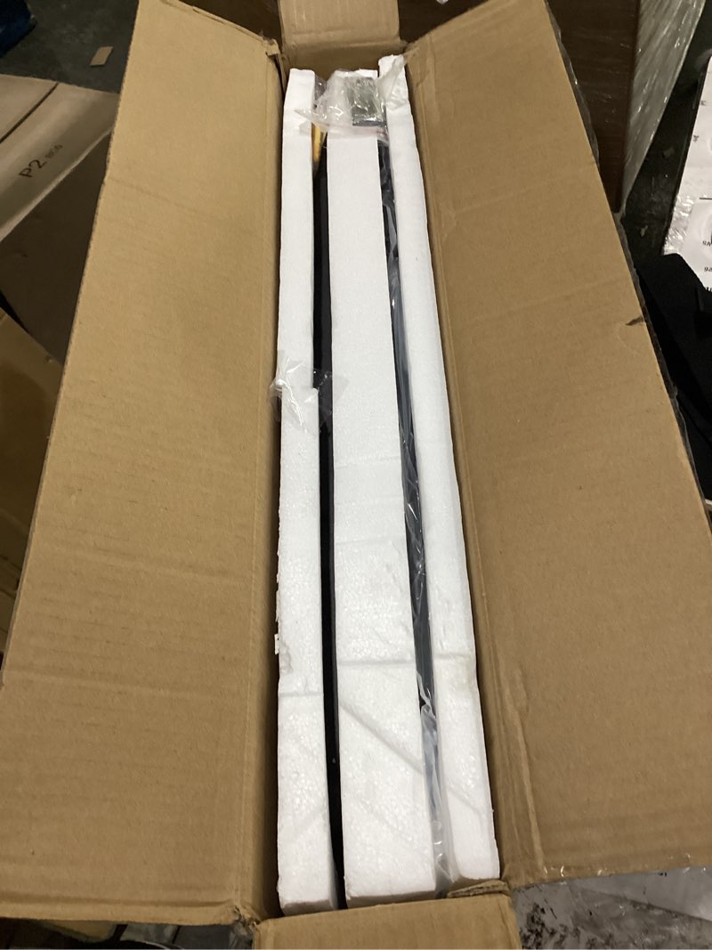 Condition photo showing New/Like New for ushower 2-pack black bathroom mirrors for over sink 24 x 36 inch, metal frame rectangle wall mirror, modern farmhouse vanity mirror, wall mounted matte black 24"lx36"w-2pcs