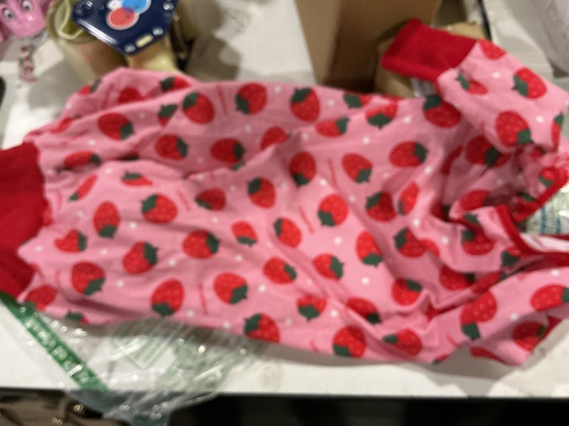Condition photo showing As Is for dog recovery suit after surgery female male, medium large dog neuter shirt cone alternatives prevent licking surgical onesies (strawberry, 5xl) 5xl strawberry