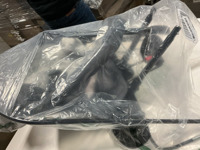 Condition photo showing As Is for Portable Baby Bouncer Seat for Infants, 0-18 Months, 3 Modes of Use with Rocker & Stationary Options, Ergonomic Infant Chair with Hanging Toys – Grey