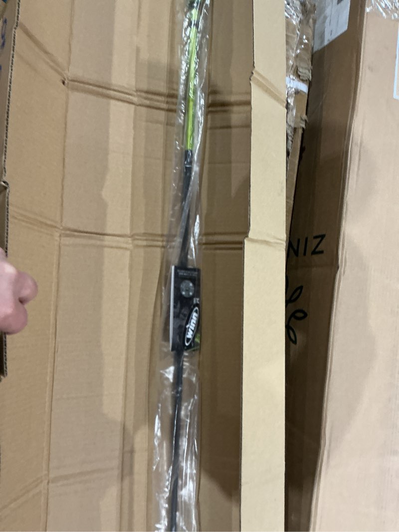 Condition photo showing Good Condition for lew's mach 2 casting fishing rod, im8 graphite rod, stainless steel guides, winn dri-tac ultra split grip handle, softtouch graphite skeletal reel seat, green/black 7-foot 2-inch med-heavy power