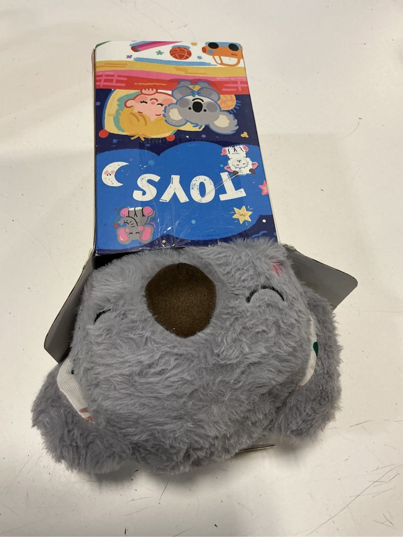 Condition photo showing As Is for qfcst relief koala breathing stuffed toy, anxiety relief plush breathing animal, sleeping koala plush breathing with musical lights & rhythmic breathing motion a-koala