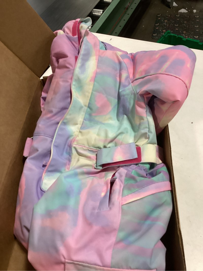Condition photo showing Good Condition for Kids Girls Boys Waterproof Colorful One Piece Snowsuits Coveralls Ski Suits Jackets Winter Jumpsuits Newater 4T