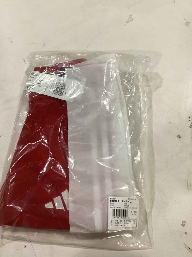 Condition photo showing New/Like New for adidas Girls' Tiro Track Pants XX-Small Team Power Red