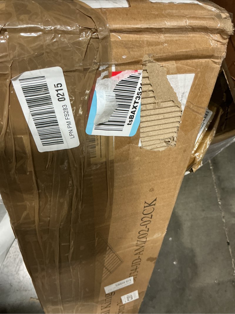 Condition photo showing As Is for 1.5 inch king box spring low profile, heavy duty metal box spring bed base, bunkie board bed slat replacement, mattress foundation, easy assembly, noise free