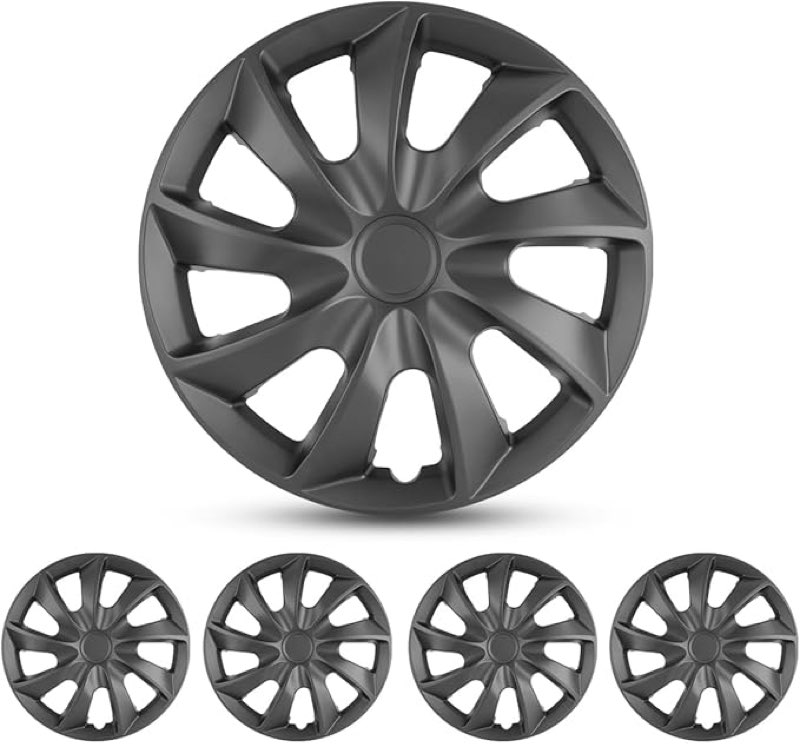 CAROXX Hubcaps 15", Wheel Rim Cover Universal R15 Hub Caps, Steel Wheel Car Pickup Truck SUV, 15 inc