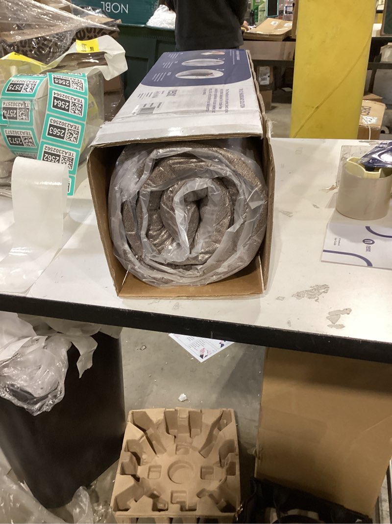 Condition photo showing New/Like New for Hearth & Harbor Upholstered Queen Headboard - Easy Assemble Channel Stitched Headboard Queen Size - Wall Mounted Headboards with 3D Soundproof Wall Panels Peel & Stick Floating Headboards, Mocha Queen 04-mocha Brown