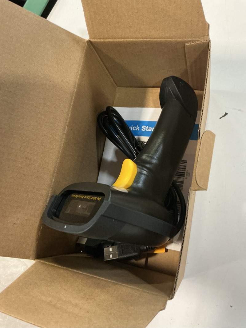 Condition photo showing Good Condition for netum 2d barcode scanner, compatible with 2.4g wireless & bluetooth & usb wired connection, connect smart phone, tablet, pc, 1d bar code reader work for qr pdf417 data matrix (nt-1228bl) (1)