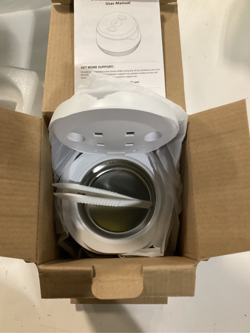 Condition photo showing Good Condition for dental ultrasonic retainer cleaner machine: 45khz dental cleaning pod with digital timer & 200ml, cleaning for dentures, mouth guards, aligners, night guards, braces, toothbrush heads & jewelry, white