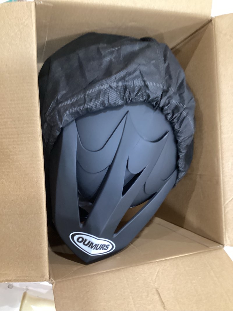Condition photo showing Good Condition for oumurs adult motocross dirt bike helmet with goggles, gloves & mask dirt bike atv helmet for unisex-adult men women adjustable sun visor dot/fmvss-218 off-road motorcycle helmet utv helmet downhill new black small