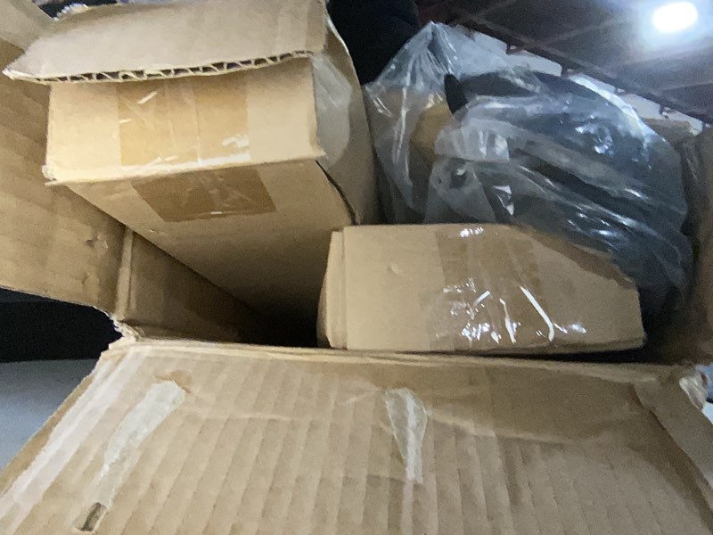 Condition photo showing New/Like New for pilgrim 18002 5 piece forged hearth tool set - 33" tall black