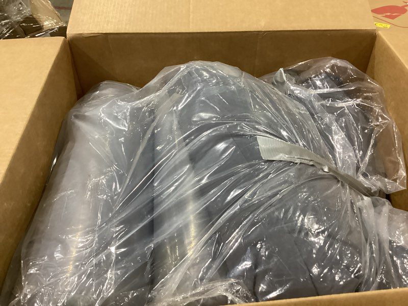 Condition photo showing Good Condition for geelin 4 pack outdoor/indoor high-back chair cushions 44×21 in, stuffed tufted replacement patio chair cushions with ties weather resistant pads for patio furniture (dark gray) dark gray 4