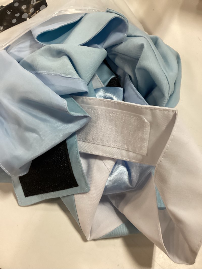 Condition photo showing Good Condition for aofitee dog tuxedo for large dogs, formal dog suit and tie, gentle dogs wedding party suit bow tie shirt, pet wedding outfit with detachable bowtie collar for christmas halloween dress up xx-large light blue