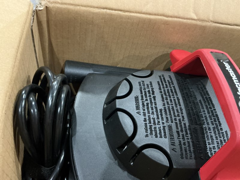 Condition photo showing As Is for vacmaster 3.2-gallon* 2.5 peak hp wet/dry vacuum – vhb305m 1101 red
