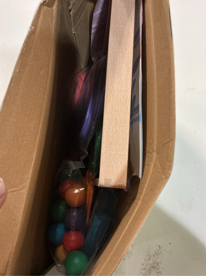Condition photo showing Good Condition for gotoofun wooden marble run music tree, tumble leaf montessori rainbow singing tree with sound, includes 12 extra-large 3cm marbles ball for safer play, color sorting stem learning toy, gift for kids classic rainbow
