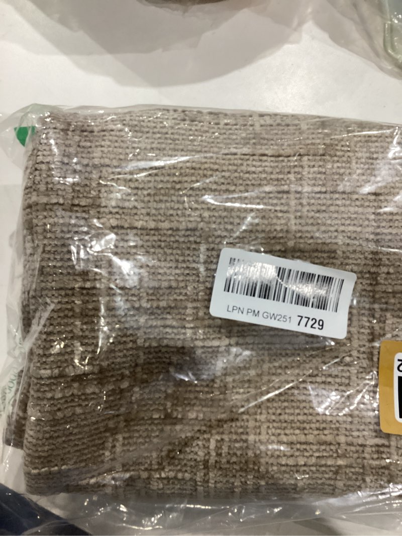 Condition photo showing New/Like New for decoruhome oatmeal chenille euro sham throw pillow covers 24x24 set of 2 textured soft cozy slubby couch pillow covers modern farmhouse boho decorative pillow cases for bed sofa living room oatmeal 24" x 24" (pack of 2)
