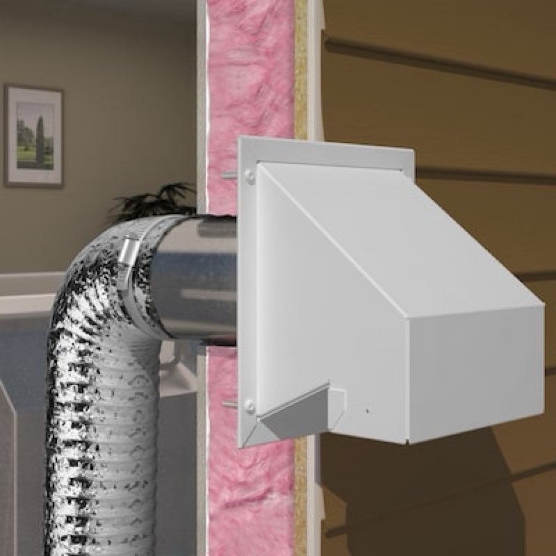imperial 4.0-in dia galvanized steel r2 exhaust dryer vent hood