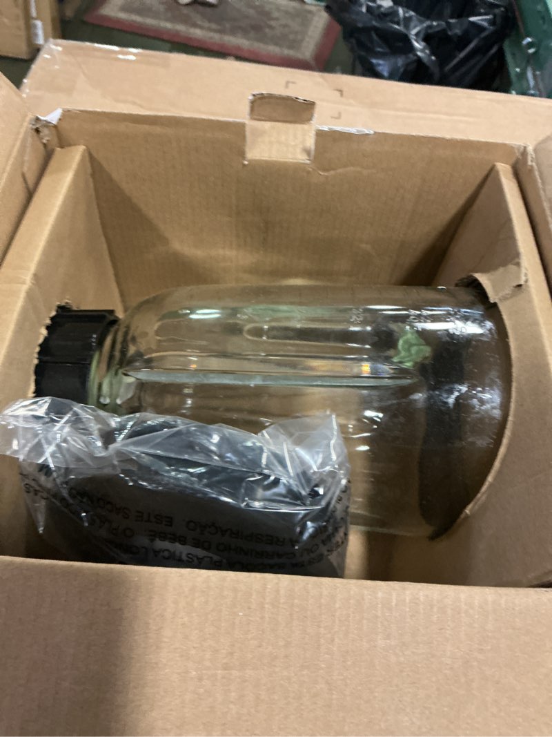 Condition photo showing As Is for BLACK+DECKER Countertop Blender with 6-Cup Glass Jar, 10-Speed Settings, Black, BL2010BG