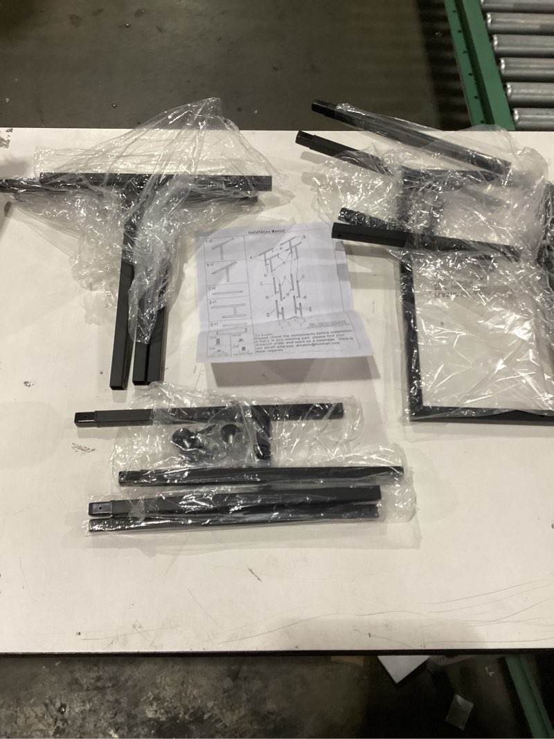 Condition photo showing New/Like New for Standing Towel Racks for Bathroom, 2 Tier Bathroom Floor Free Standing Towel Rack, Tall Enough Pool Bath Drying and Dispaly Outdoor Stand for Storage, Black Freestanding Blanket Holder, ALHAKIN