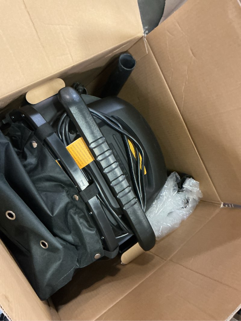 Condition photo showing As Is for dewalt stealthsonic quiet 9-gallon 5-hp corded wet/dry shop vacuum with accessories included