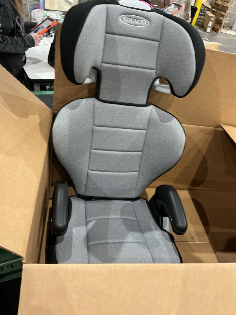 Condition photo showing As Is for graco turbobooster 2.0 highback booster car seat, declan no style name declan