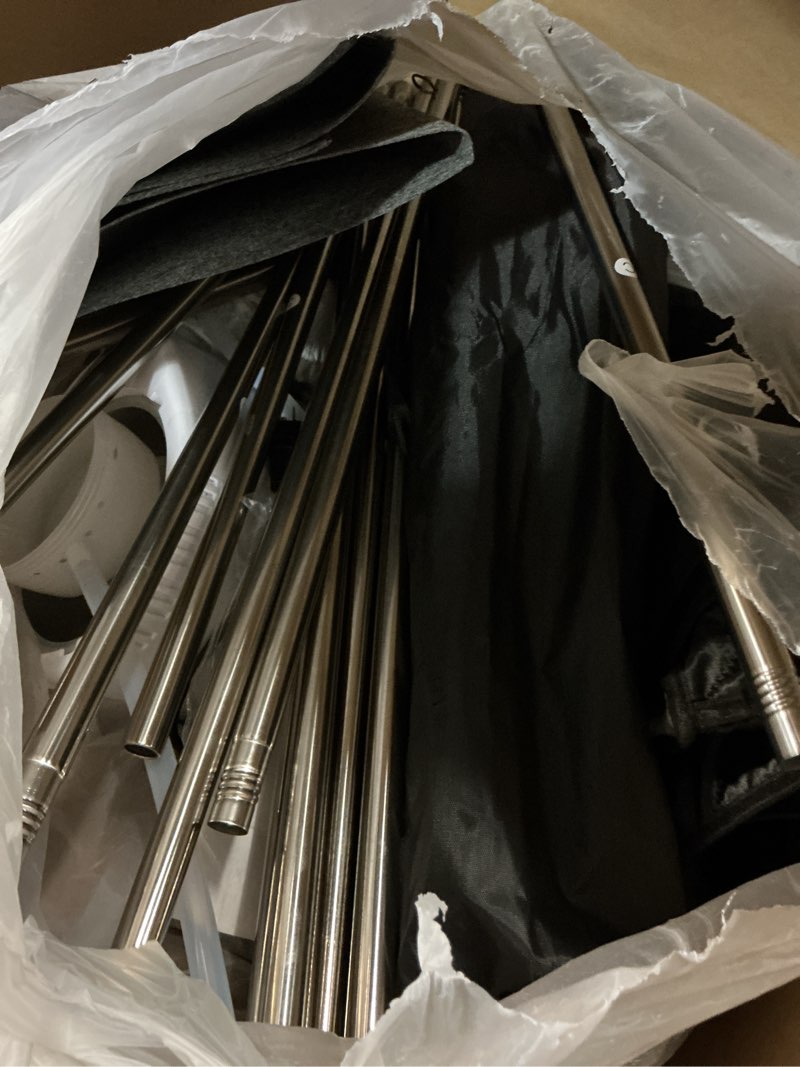 Condition photo showing As Is for Upgraded Portable Sauna for Home?Relaxation, Steam Sauna for Home with Steamer, Remote Control, Folding Chair, 9 Levels