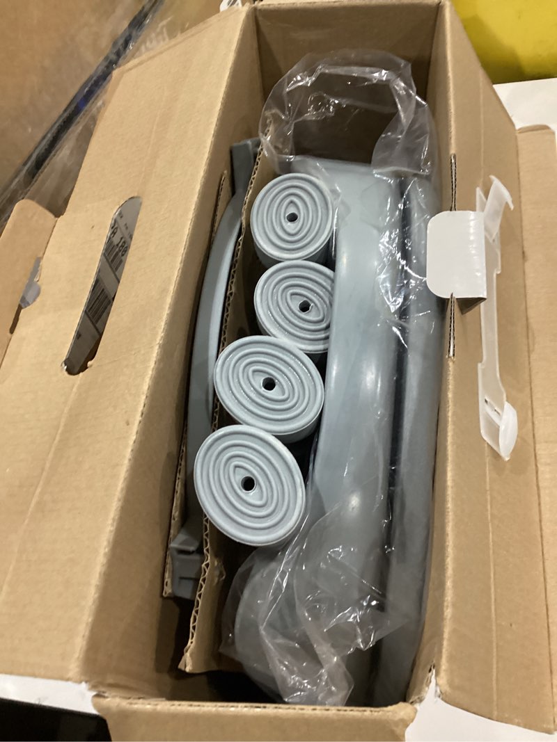 Condition photo showing Good Condition for Medline Durable Aluminum Frame, Round Swivel Shower Stool, Gray, Supports up to 300lbs.