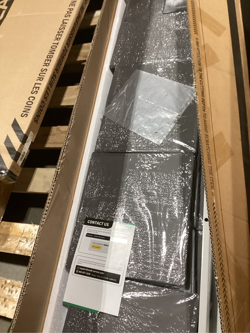 Condition photo showing As Is for 4 Drawer Narrow Dresser Fabric Storage Tower Vertical Slim Storage Chest Organizer Nightstand Side/End Table Small Standing Organizer Removable Drawers Wood Top for Bedroom, Bathroom,Entryway?Grey) Ashy SIMILAR NOT EXACT ITEM  INCOMPLETE 