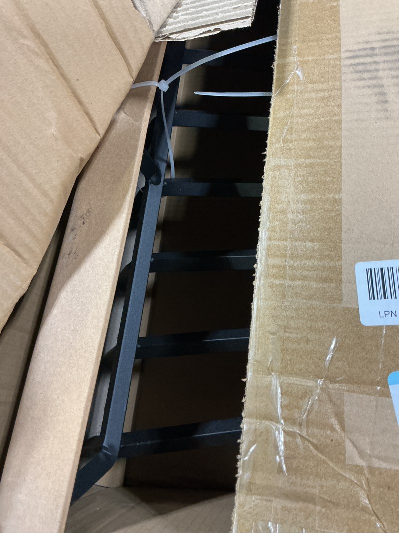 Condition photo showing Good Condition for mestyl Fireplace Grate 24 Inch Heavy Duty Wrought Iron Fireplace Log Grate, 3/4" Bar Fire Grates, Firewood Log Burning Rack for Outdoor Wood Stove Pit & Fireplace Log Holder Indoor