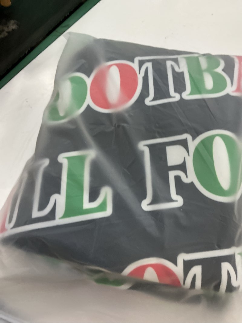 Condition photo showing New/Like New for american football arch backdrop cover 7.2 ft round top double-sided spandex sports field football arch cover stretchy backdrop for birthday sports party decorations reusable arch stand covers one size football