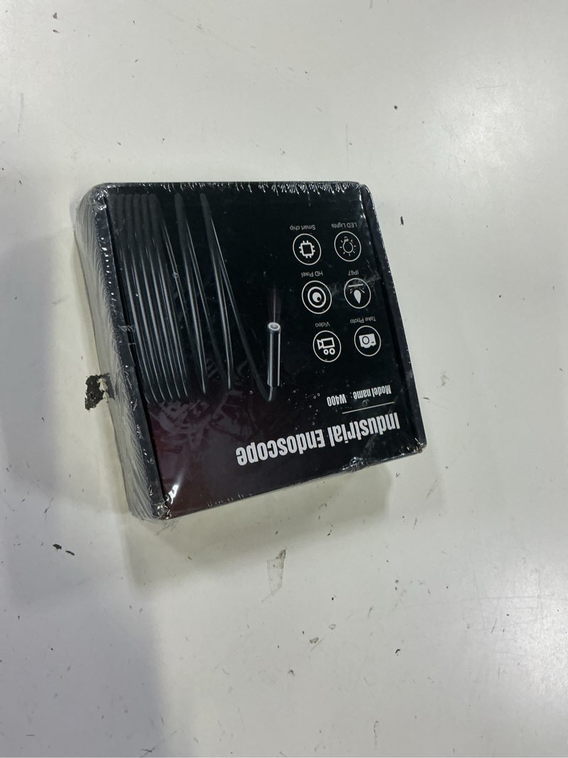 Condition photo showing New/Like New for endoscope camera with light,1920p hd borescope tools with 8 adjustable led lights, endoscope with semi-rigid snake camera, ip67 waterproof inspection borescope for ios and android-16.4ft dual-lens