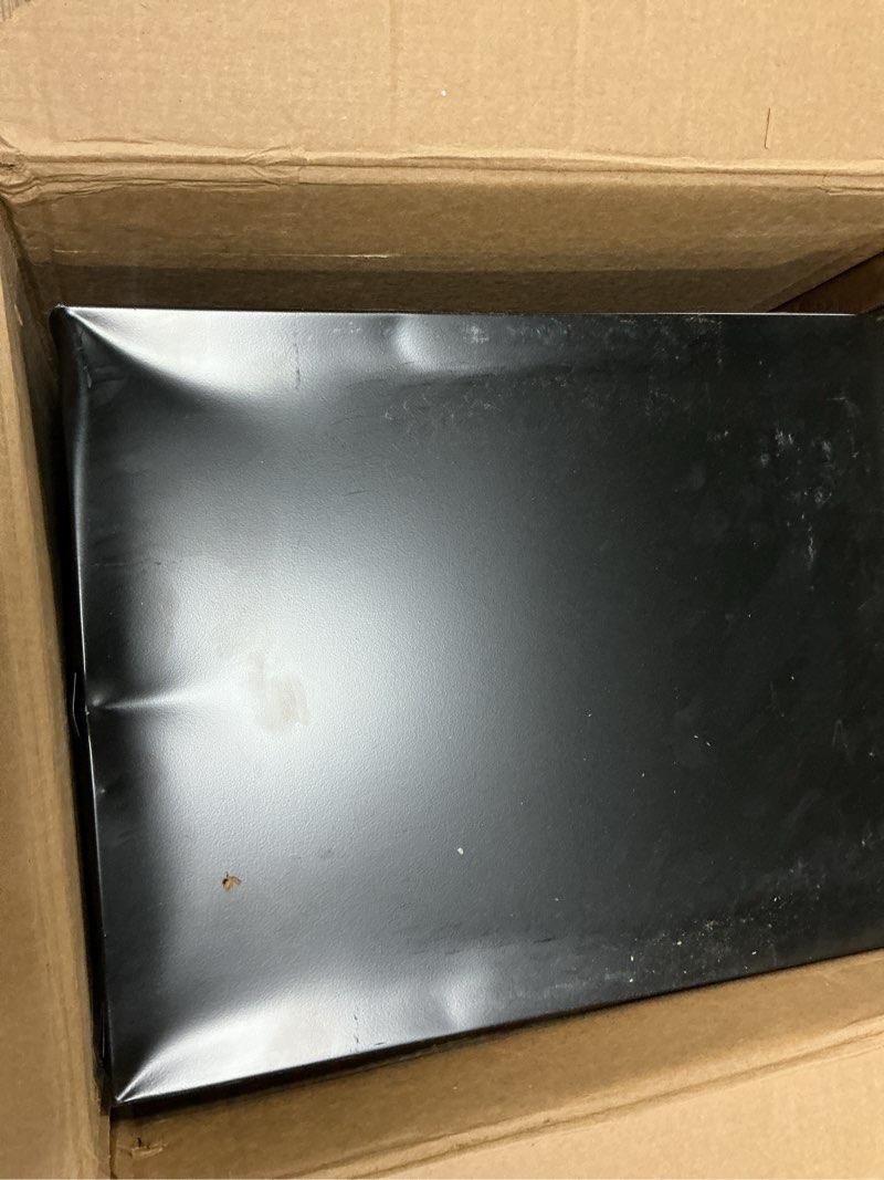 Condition photo showing As Is for lorell lys soho box/file/file 3-drawer mobile file cabinet, black