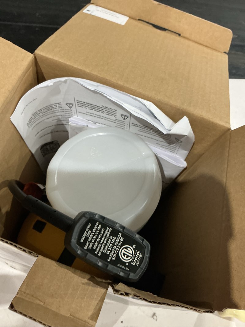 Condition photo showing As Is for wagner control spray qx2 corded electric handheld hvlp paint sprayer (compatible with stains)