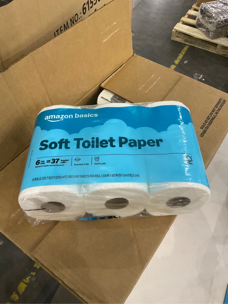 Condition photo showing New/Like New for Soft toilet paper 5 pack of 6 rolls 