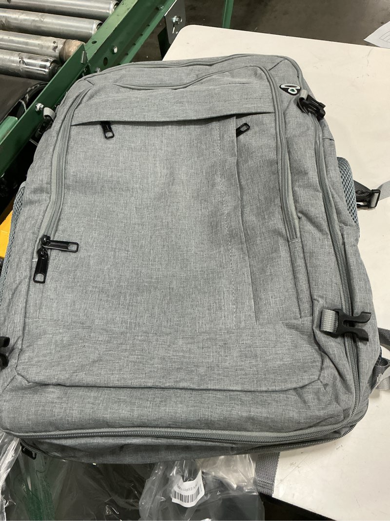 Condition photo showing Good Condition for areyteco 60l travel laptop backpack for men, extra large backpack, big capacity carry on backpack, 18-19 inch laptop backpack water resistant luggage computer daypack college bag, grey xxxl(22''x14''x11'') grey