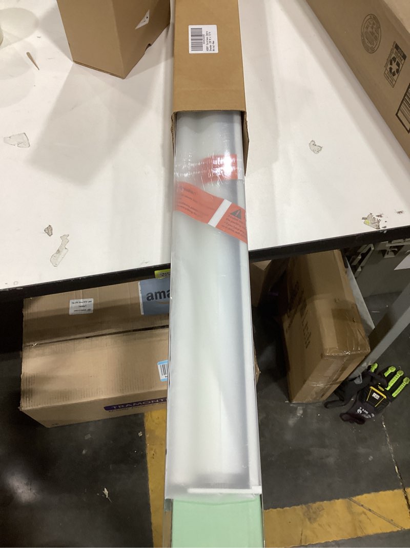 Condition photo showing New/Like New for AOSKY Cordless Zebra Blinds for Windows Pull Down Roller Window Shades Dual Layer Light Filtering Privacy for Day and Night, Free-Stop Door Shades for Home Easy to Install (28" W X 72" H, White) 28"W x 72"H White