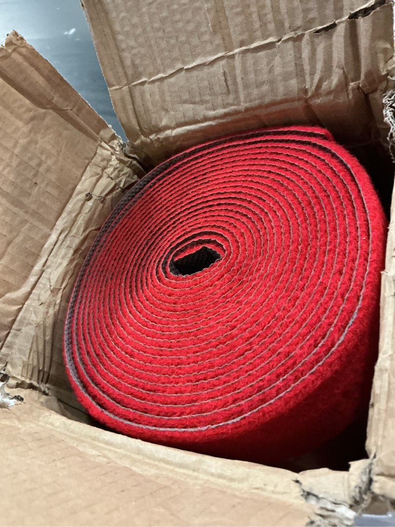 Condition photo showing New/Like New for pbhepj 4ft x 20ft extra thick red carpet runner for party & hollywood, festival celebration, wedding, graduation ceremony, award ceremony, vip reception, heavy-duty, non-slip tpr rubber
