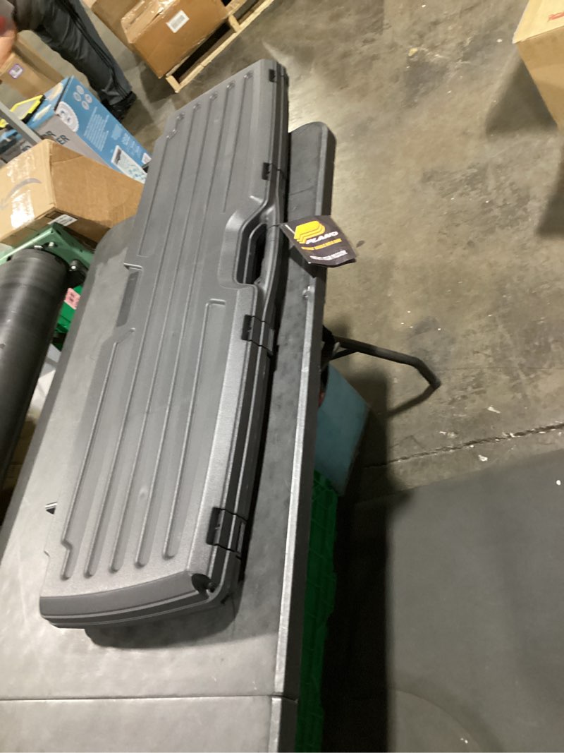 Condition photo showing Good Condition for plano single scoped or double non-scoped rifle case , black, 15.00 x 51.50 x 4.00"