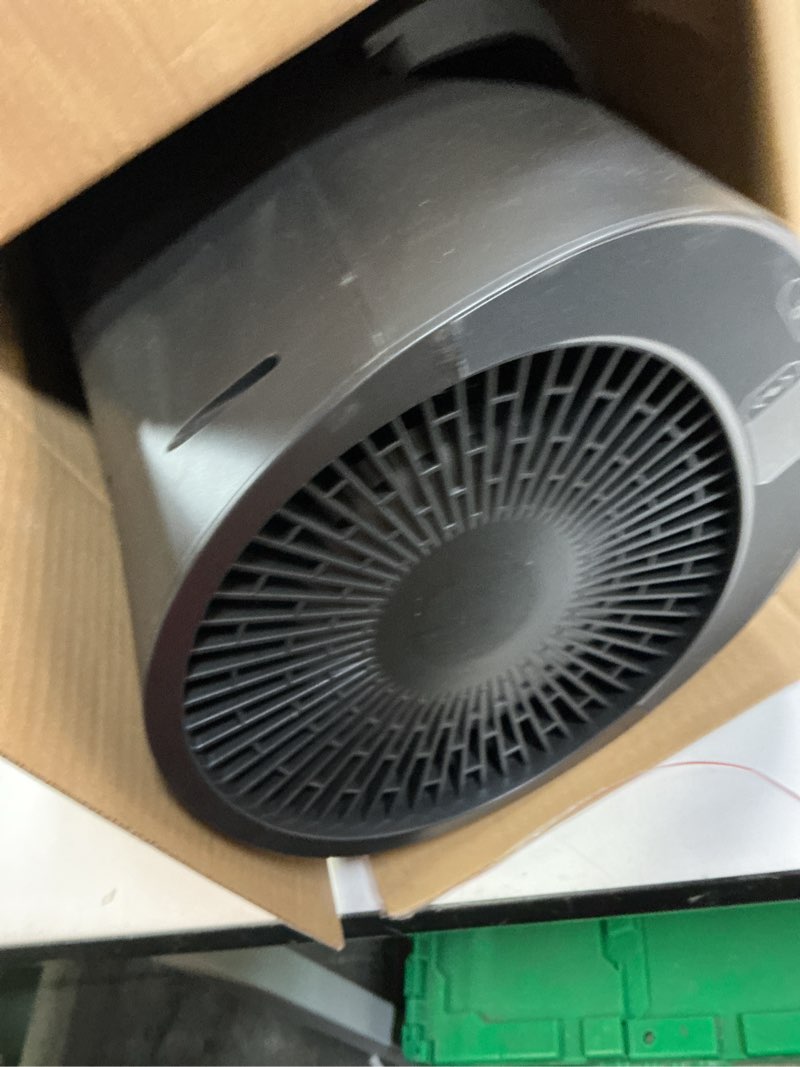 Condition photo showing As Is for honeywell top fill tower humidifier, digital humidistat, black – cool mist humidifiers for bedroom, home or office with space-saving tower design black humidifier