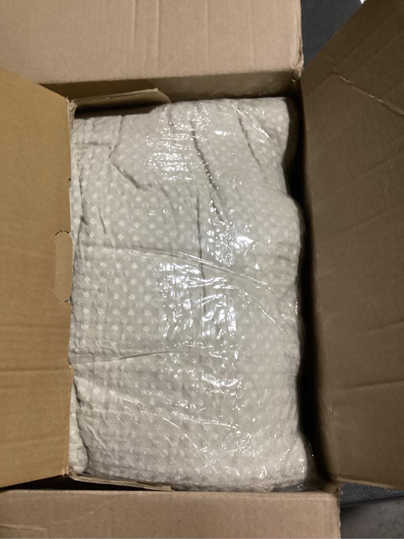 Condition photo showing Good Condition for phf ultra soft waffle weave comforter set queen size, 3 pieces lightweight breathable comfy bedding set, comfy textured 1 comforter with 2 pillow shams, linen queen linen