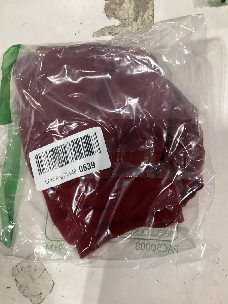 Condition photo showing New/Like New for forefair women's summer ribbed knit going out tops boat neck short sleeve cauasl slim fitted basic t shirts burgundy small