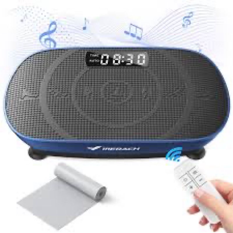 MERACH Vibration Plate Exercise Machine, Whole Body Workout Equipment for Women, Bluetooth and Silic