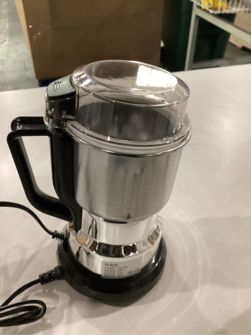 Condition photo showing New/Like New for Coffee Grinder Electric Spice Herb Seeds Grinder Dry and Wet Grinder