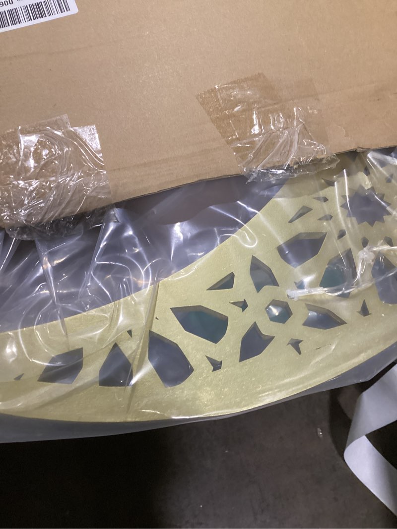 Condition photo showing Good Condition for novabright 27.5 in eid mubarak stand moon light decor led large ramadan lanterns decorations lighted moon shaped wreaths for muslim home office bedroom floor yard lawn islamic outdoor decor