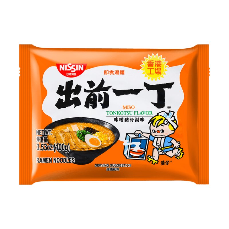 ((10/FEB/2026))Nissin Demae Ramen, Miso Tonkotsu, 3.5 oz (30 packs)